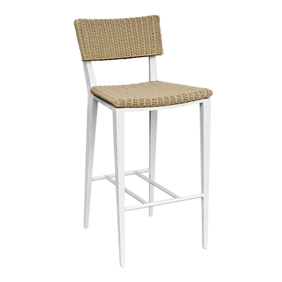 Modern European furniture - Wicker Outdoor Bar Stool - www.oroa.com