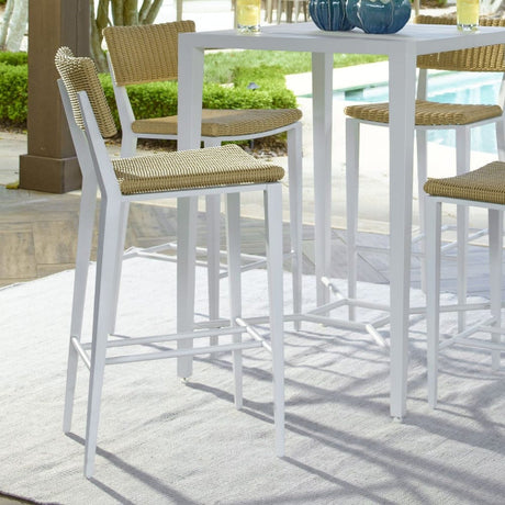 Modern European furniture - Wicker Outdoor Bar Stool - www.oroa.com