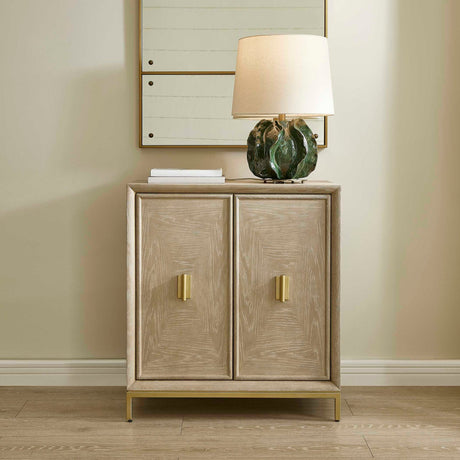 Cerused Oak 2-Door Cabinet by Uttermost Alessia, alternate view 2