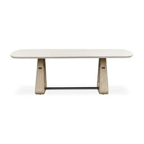 White Rectangular Indoor/Outdoor Dining Table by Uttermost Circa