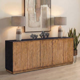 Teak Wood 5-Door Cabinet by Uttermost Kelvin, alternate view 2