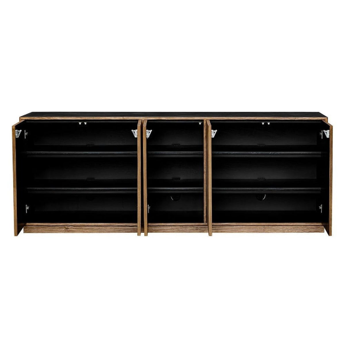 Teak Wood 5-Door Cabinet by Uttermost Kelvin, alternate view 4
