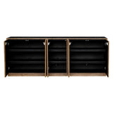 Teak Wood 5-Door Cabinet by Uttermost Kelvin, alternate view 4