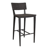 Modern European furniture - Wicker Outdoor Bar Stool - www.oroa.com