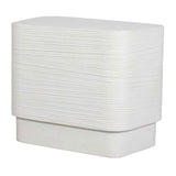 White Concrete Indoor/Outdoor Side Table by Uttermost Saltwater, alternate view 4