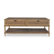 2-Drawer Rattan Cane Coffee Table by Uttermost Coast