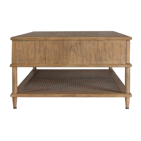 2-Drawer Rattan Cane Coffee Table by Uttermost Coast, alternate view 5