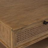 2-Drawer Rattan Cane Coffee Table by Uttermost Coast, alternate view 8