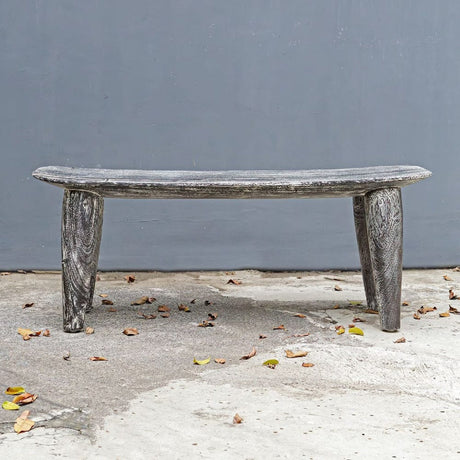 Hand-Carved Suar Wood Bench by Uttermost Fade to Black, alternate view 8
