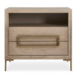 Light Oak 2-Drawer Side Table by Uttermost Alessia