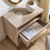 Light Oak 2-Drawer Side Table by Uttermost Alessia, alternate view 10