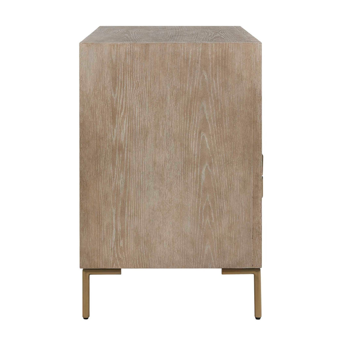 Light Oak 2-Drawer Side Table by Uttermost Alessia, alternate view 5