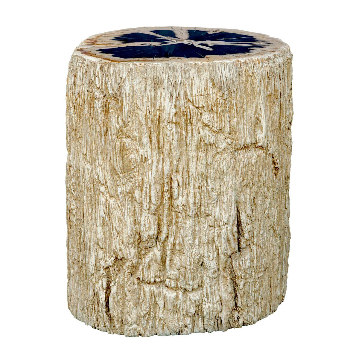 Petrified Wood Indoor/Outdoor Accent Table by Uttermost Arco, alternate view 8