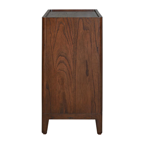 Modern European furniture - Mahogany Wood 2-Door Cabinet - www.oroa.com