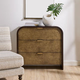Two-Toned Oak 3-Drawer Chest by Uttermost Byrams, alternate view 2