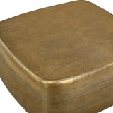 Modern European furniture - Aged Brass Indoor/Outdoor Coffee Table - www.oroa.com