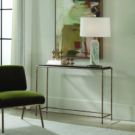 Modern European furniture - Cast Glass Console Table - www.oroa.com