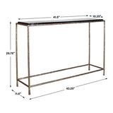 Modern European furniture - Cast Glass Console Table - www.oroa.com