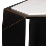 Faceted Dark Bronze Accent Table by Uttermost Keenan, alternate view 5