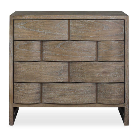 Brown Wooden 4-Drawer Chest by Uttermost Lydon