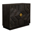 Black Oak Chevron 3-Drawer Chest by Uttermost Faulkner