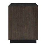 Modern European furniture - Oak Chevron One-Door Cabinet - www.oroa.com