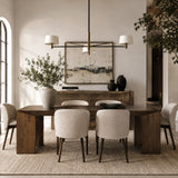 Black Concrete Top Dining Table by Uttermost Kelvin, alternate view 2