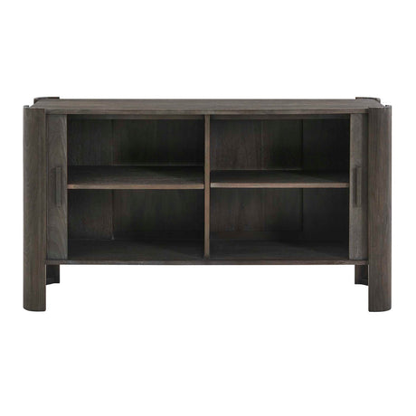 Gray Wooden Sliding Door Cabinet by Uttermost Drury, alternate view 4