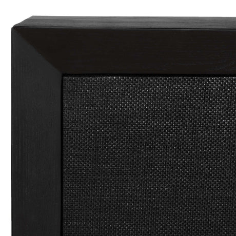 Black Grasscloth 4-Door Cabinet by Uttermost Williams, alternate view 8