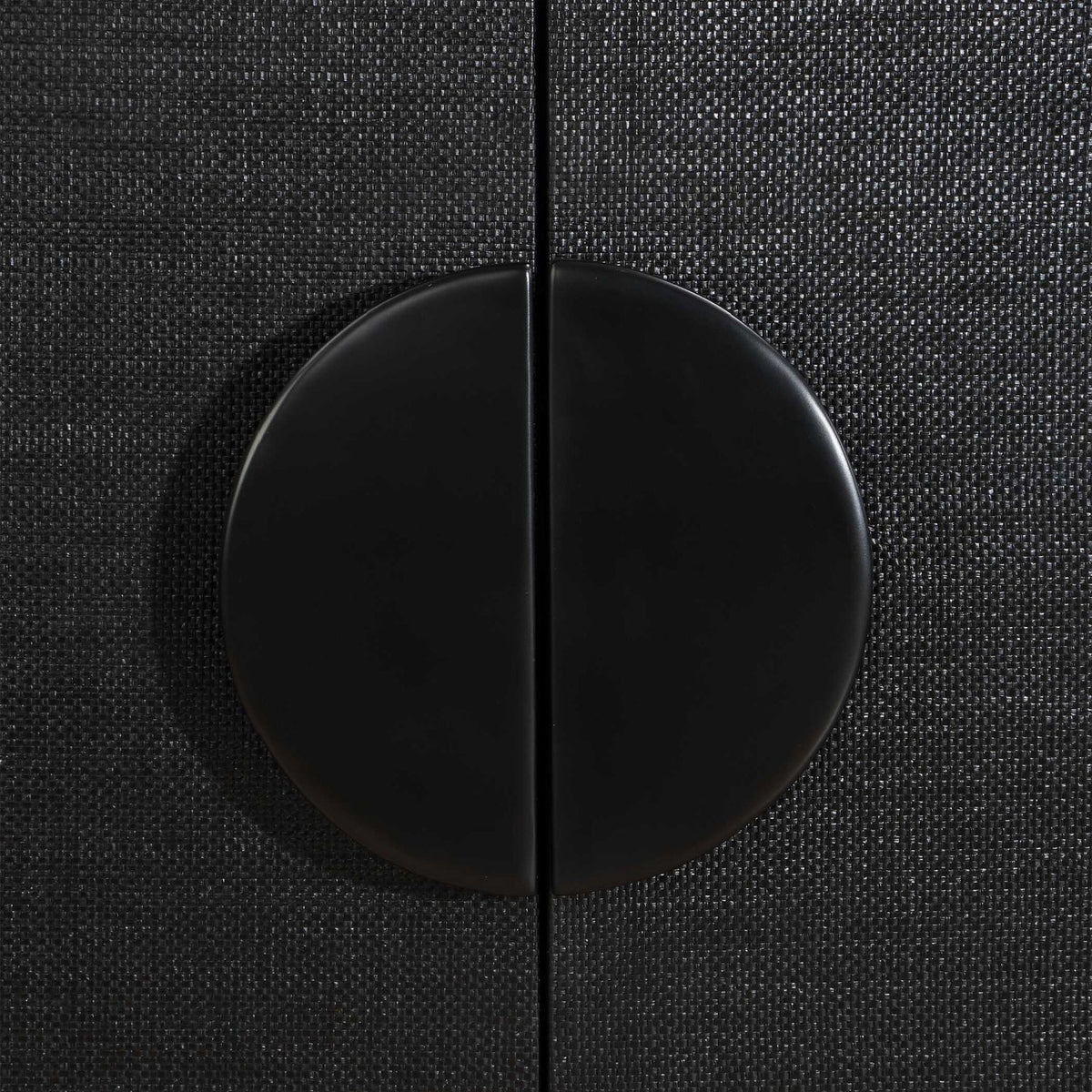 Black Grasscloth 4-Door Cabinet by Uttermost Williams, alternate view 10