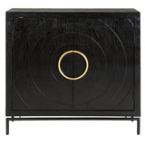 Black Fir Wood 2-Door Cabinet by Uttermost Briseis, alternate view 3