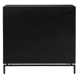 Black Fir Wood 2-Door Cabinet by Uttermost Briseis, alternate view 4