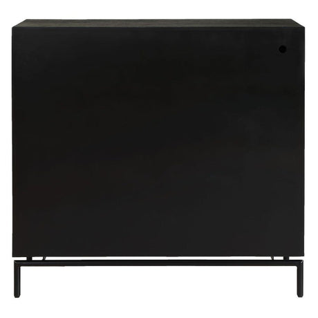 Black Fir Wood 2-Door Cabinet by Uttermost Briseis, alternate view 4