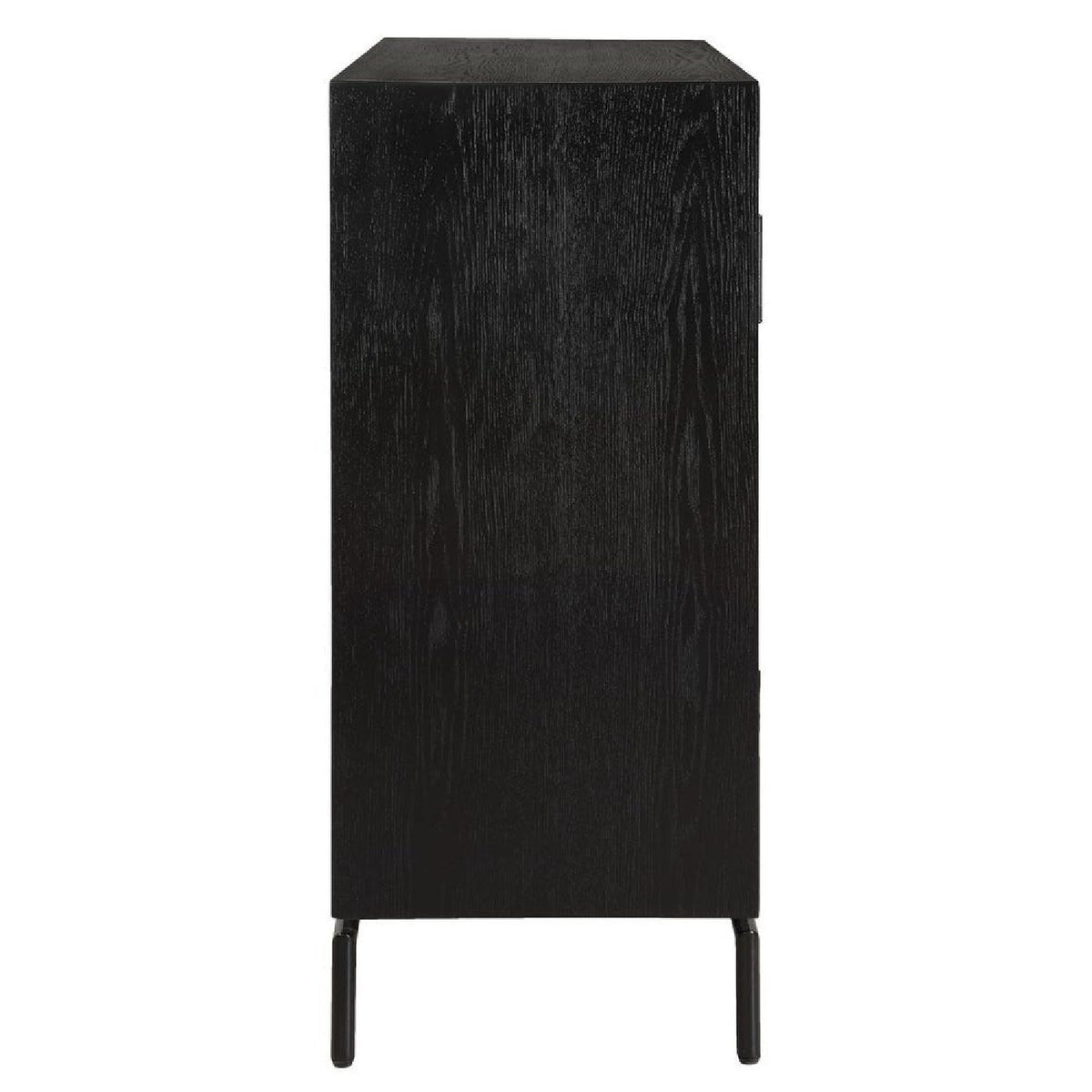 Black Fir Wood 2-Door Cabinet by Uttermost Briseis, alternate view 6