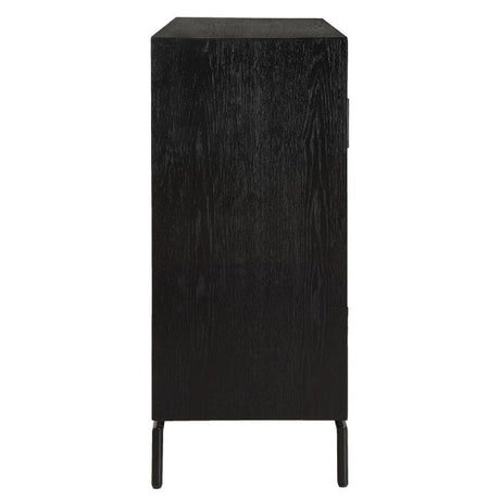Black Fir Wood 2-Door Cabinet by Uttermost Briseis, alternate view 6