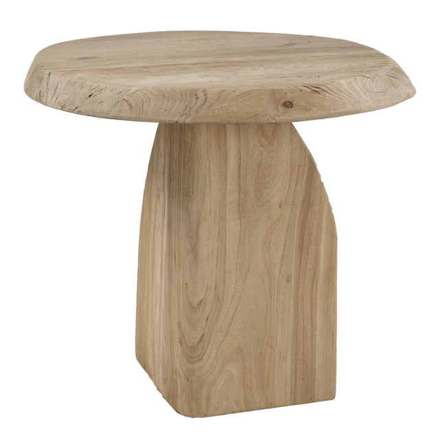 Modern European furniture - Oval Oak Side Table - www.oroa.com