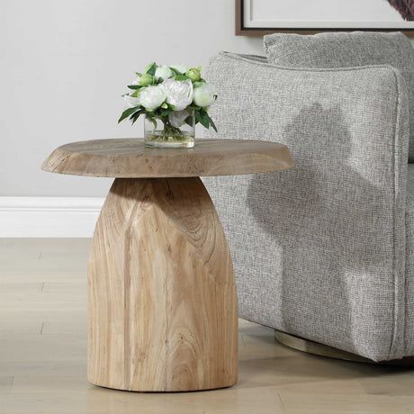 Modern European furniture - Oval Oak Side Table - www.oroa.com