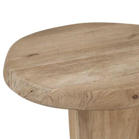Modern European furniture - Oval Oak Side Table - www.oroa.com