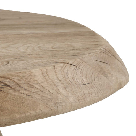 Modern European furniture - Oval Oak Side Table - www.oroa.com
