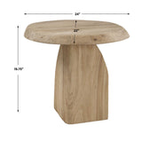 Modern European furniture - Oval Oak Side Table - www.oroa.com