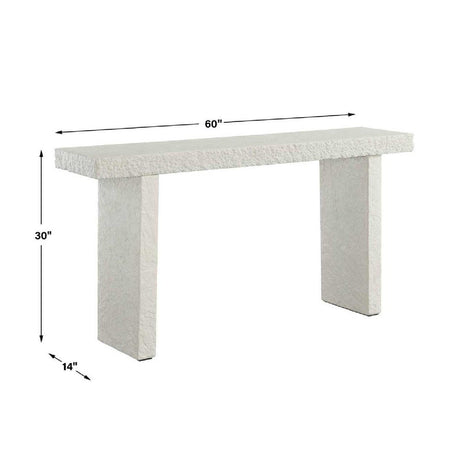 Modern European furniture - Concrete Indoor/Outdoor Console Table - www.oroa.com