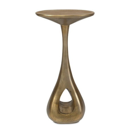 Antique Brass Indoor/Outdoor Accent Table by Uttermost Tolstoy