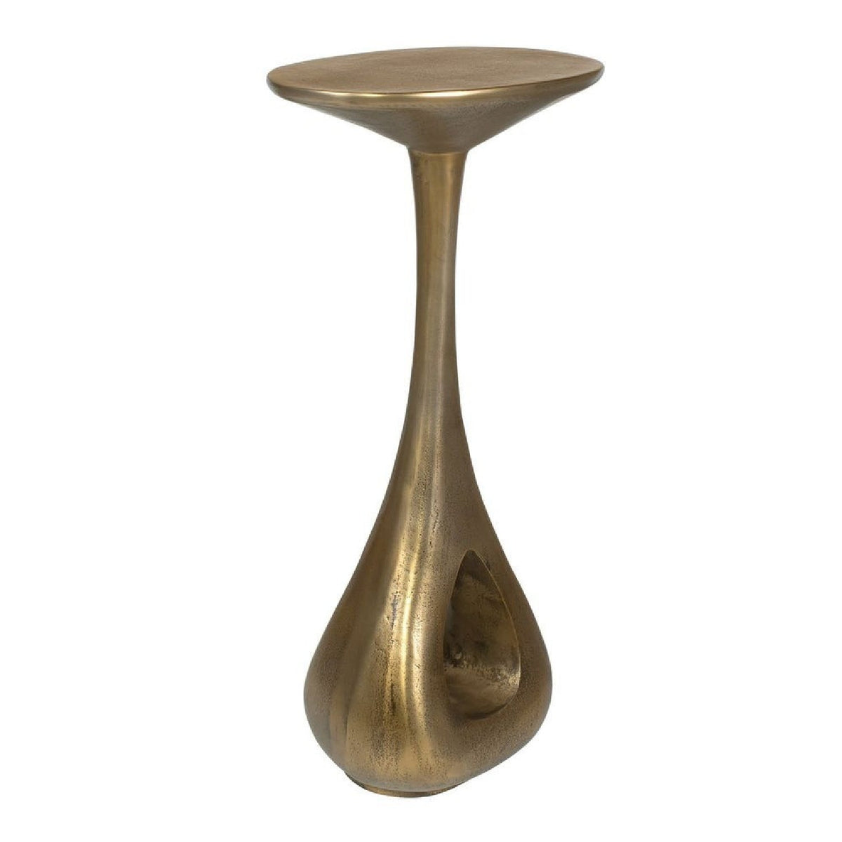 Antique Brass Indoor/Outdoor Accent Table by Uttermost Tolstoy, alternate view 3