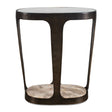 Bronze Framed Glass Accent Table by Uttermost Coronado