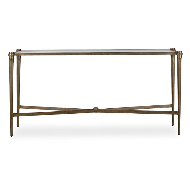 Antique Brass Framed Console Table by Uttermost Amara