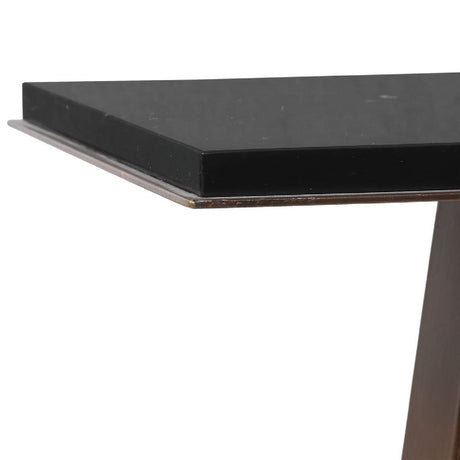 Black Marble Side Table by Uttermost Galloway, alternate view 6