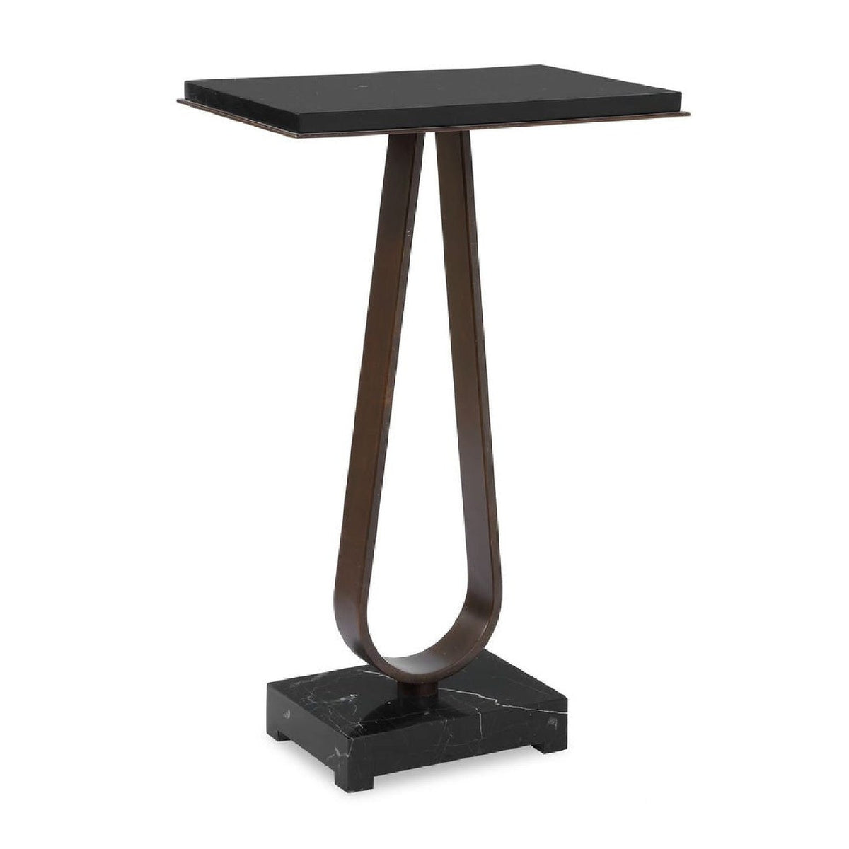 Black Marble Side Table by Uttermost Galloway, alternate view 4