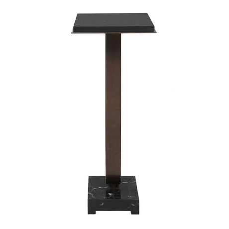 Black Marble Side Table by Uttermost Galloway, alternate view 3