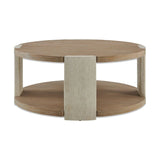 Oak Round Coffee Table by Uttermost Maulet