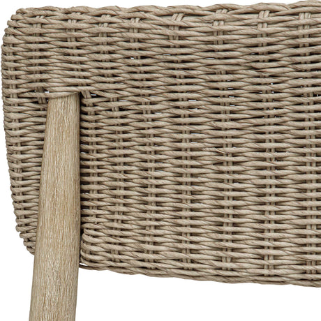 Modern European furniture - Woven Wicker Outdoor Dining Chair - www.oroa.com